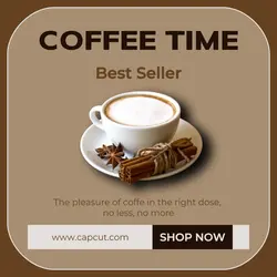 Coffee Time Promotion Instagram Post
