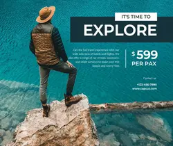 Travel Promotion Facebook Post