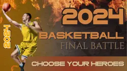 Basketball Final Battle 2024 Vlog Youtube Thumbnail