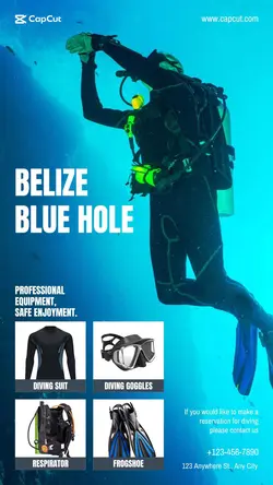 Travel Diving Details Minimalist