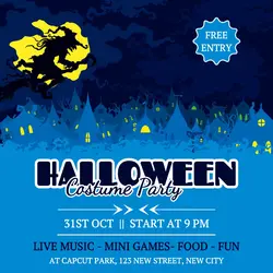 Halloween Costume Party Instagram Post