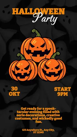 HELLOWEEN EVENT INVITATION FOR INSTAGRAM POST