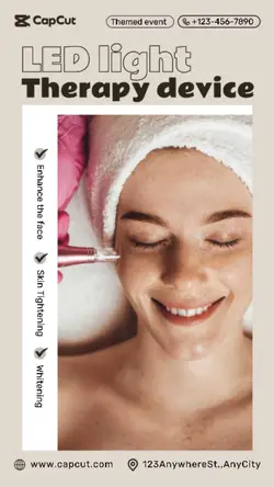 Medical LED light Therapy device Display Business