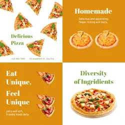 Foods & Beverage Display Italian Cuisine Minimal