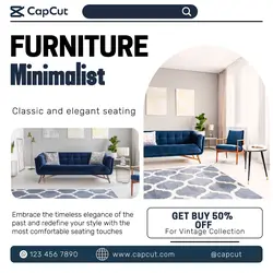 Furniture Design minimalist Instagram post