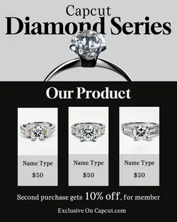 Jawerly Diamond Product Display Instagram Potrait
