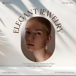 Jewelry Earrings Display Instagram Post