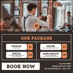 Barbershop Service Package Instagram Post