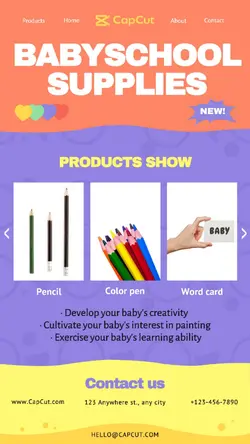 Maternal-child nursing Stationery New arrival Cute