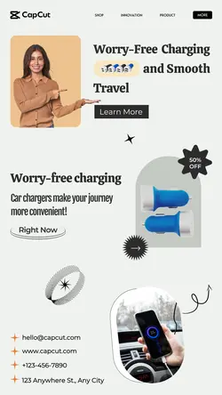Auto parts Car charger Promotion Simple