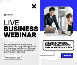 Business Webinar Social Card