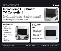 Electronics Smart TV Facebook Post