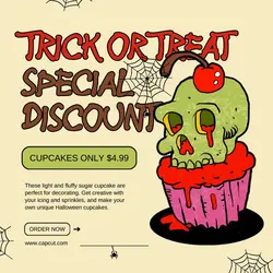 Halloween Sale Food Instagram Post