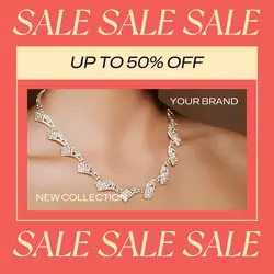 Fashion Jewelry Sales Instagram Post