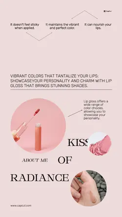 Beauty Lipstick Display Minimalist