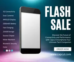 Smartphone Display Prodcut Facebook Post