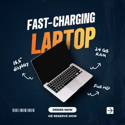 E-commerce Electronic Laptop Product Callout
