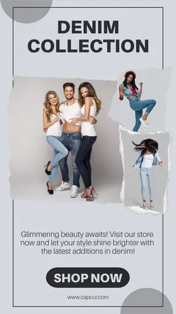 Denim Collection Template Instagram Story