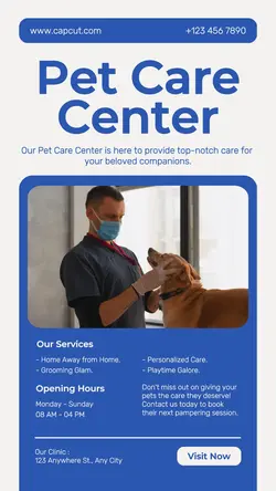 Pet Care Center Promotion Instagram Story