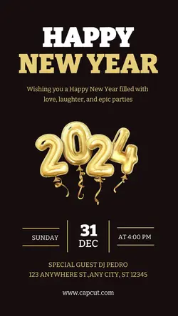 Happy Newyear Instagram Story