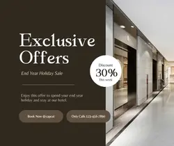 Hotel Promotion Facebook Post