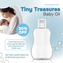 Baby Care , Baby Oil  promotion feed instagram 