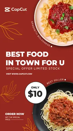 Premium Spaghetti Best Seller Instagram Story
