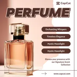 Beauty and Personal Care Perfume Minimalist Design