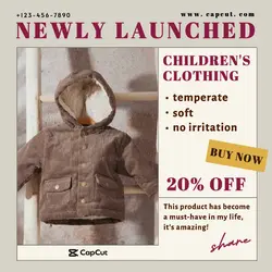 Clothing Children Promotional discount Modern 
