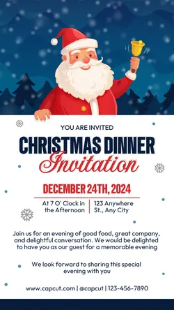 Other Industries Christmas Dinner Invitation