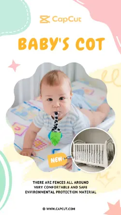 maternal-child nursing-bany's cot new product cute