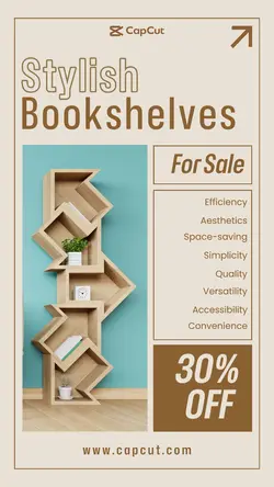 Bookshelf Promotions Instagram Story