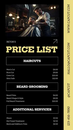Beauty Care Salon Pricelist