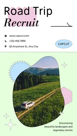 Tourism travel Road trip Display Minimalist