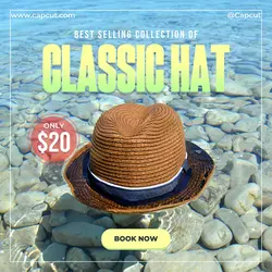 Fashion Industry-Instagram Post-Classic Hat