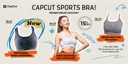 Clothing & Shoes Sports Bra Event promotion cute