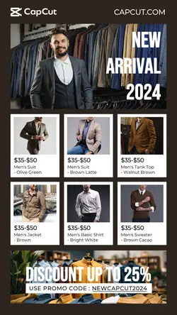 8 Multi-product Image Men's Clothes New Product