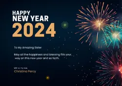 Non-Marketing Personal Sharing-New Year Card
