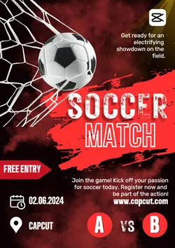 Non-marketing Campus event Soccer Red and White