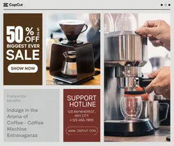  Electronic products   Discount Coffee machine