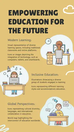 Non-Marketing Inforgraphic Yellow Illustration