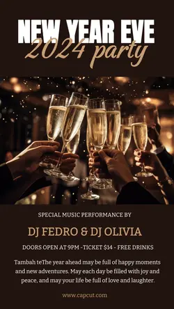 New Year Eve Party Instagram Story