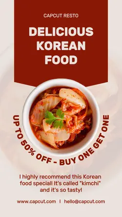 FOOD AND BEVERAGE PROMOTION INSTAGRAM STORY