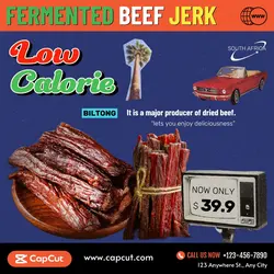 Snack packaging Beef Promotion Vintage