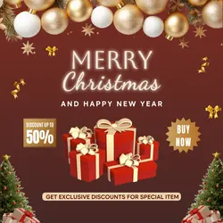 Merry christmas and happy new year instagram post discount