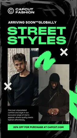 2 Multi-product Image + Men's Clothes Brutalism