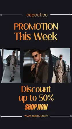 Fashion Promotion Instgaram Story Man Casual