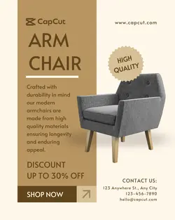 armchair Furniture Promotion Instagram Portrait