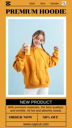 Fashion Hoodie Sale Promotion TikTok
