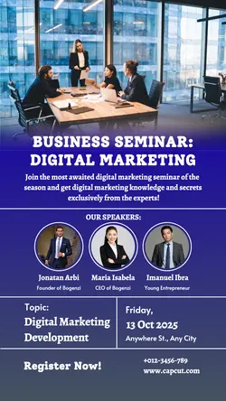 Business Seminar Product Display Instagram Story